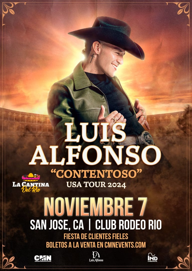 Event - LUIS ALFONSO " CONTENTOSO TOUR " - San Jose, California - November 7, 2024 | concert tickets