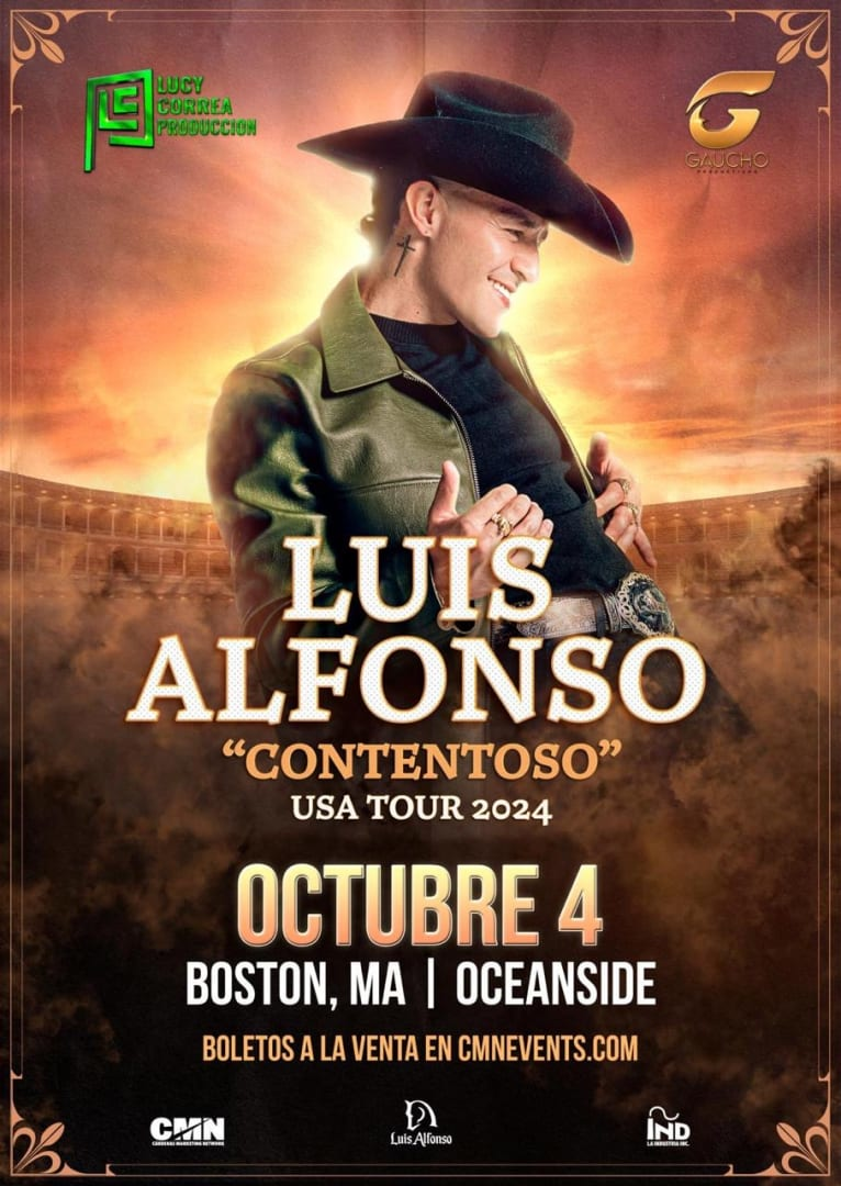 Event - LUIS ALFONSO EN CONCIERTO!!!! CONTENTOSO TOUR 2024 --BOSTON,MA - Revere, Massachusetts - October 4, 2024 | concert tickets