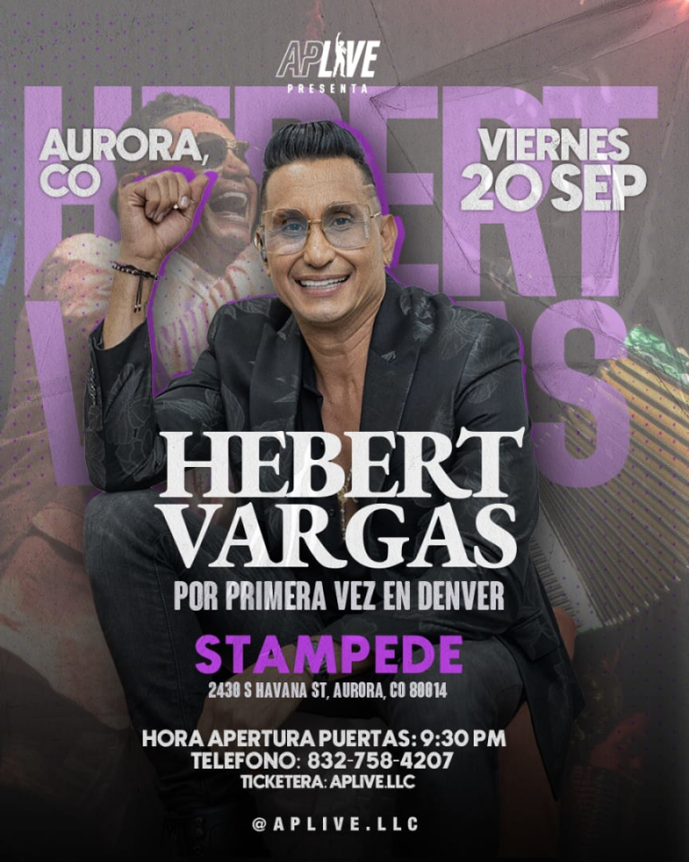 Event - HEBERT VARGAS POR PRIMERA VEZ EN DENVER, CO - Aurora, Colorado - September 20, 2024 | concert tickets