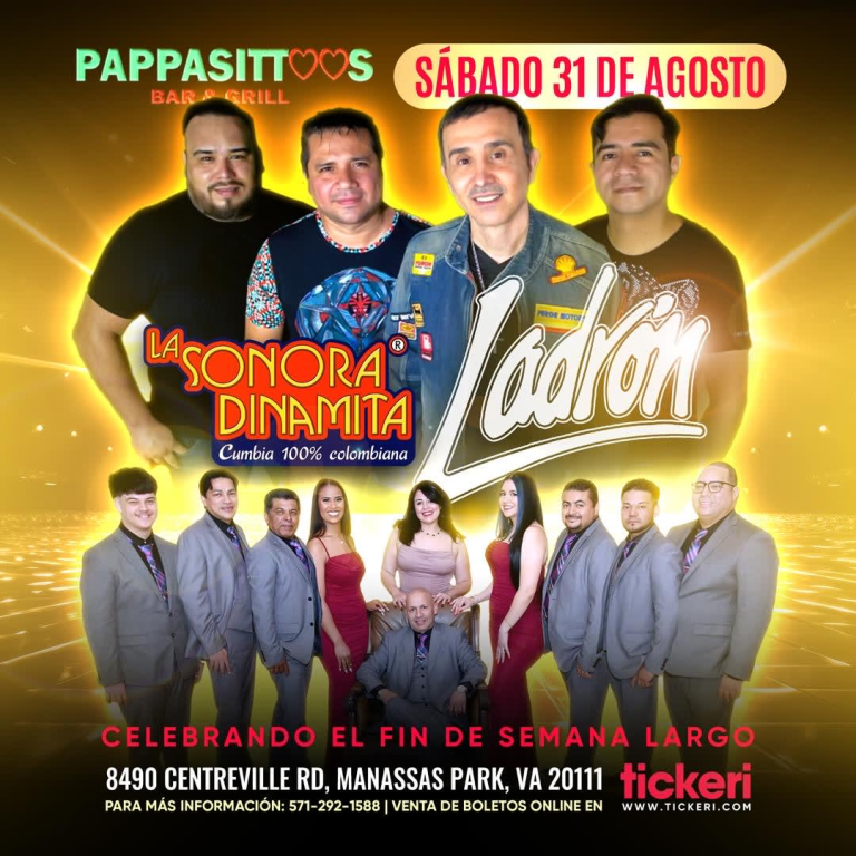 Event - GRUPO LADRON Y LA SONORA DINAMITA  EN CONCIERTO!! - Manassas Park, Virginia - August 31, 2024 | concert tickets