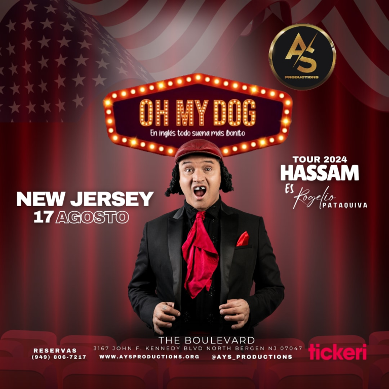 Event - HASSAM " OH MY DOG" EN NEW JERSEY - North Bergen, New Jersey - August 17, 2024 | concert tickets