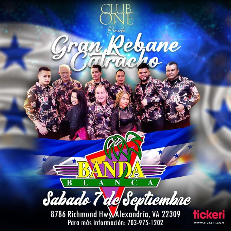 Event - GRAN REBANE CATRACHO CON BANDA BLANCA!!! - Alexandria, Virginia - September 7, 2024 | concert tickets