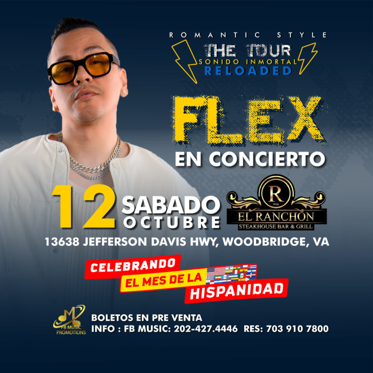 Event - Flex - Romantic Style in Da World en Woodbridge VA - Woodbridge, Virginia - October 12, 2024 | concert tickets