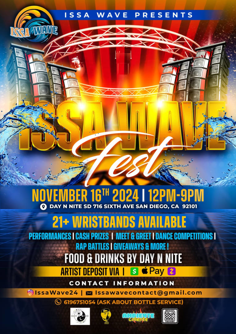 Event - ISSAWAVE FEST  - San Diego, California - November 16, 2024 | concert tickets
