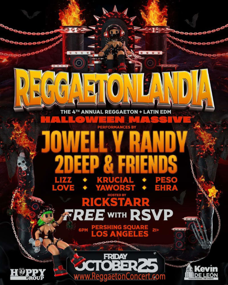 Event - JOWELL & RANDY Live! Reggaetonlandia Halloween! FREE Event! - Los Angeles, California - October 25, 2024 | concert tickets