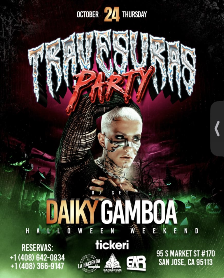 Event - TRAVESURAS PARTY DAIKY GAMBOA - San jose, California - October 24, 2024 | concert tickets