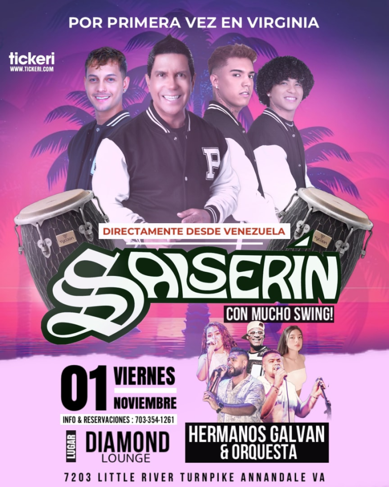Event - SALSERIN  - Annandale, Virginia - November 1, 2024 | concert tickets