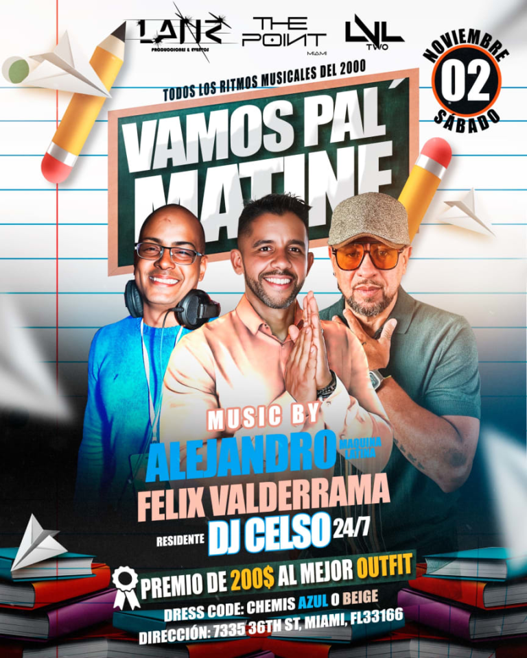 Event - Primer Matine Temático en Miami  - Miami, Florida - November 2, 2024 | concert tickets