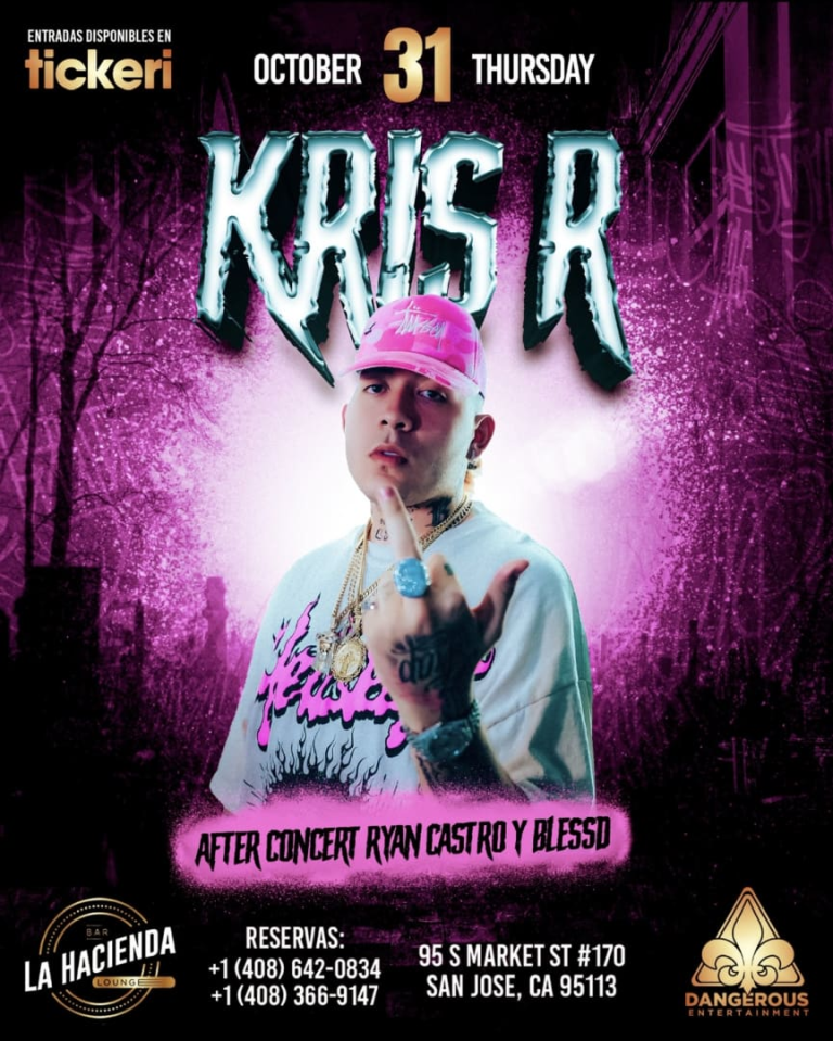 Event - Kris R SAN JOSE - San jose, California - October 31, 2024 | concert tickets