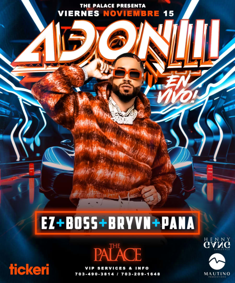 Event - ADONI EN VIVO TICKETS AT THE DOOR - Woodbridge, Virginia - November 15, 2024 | concert tickets