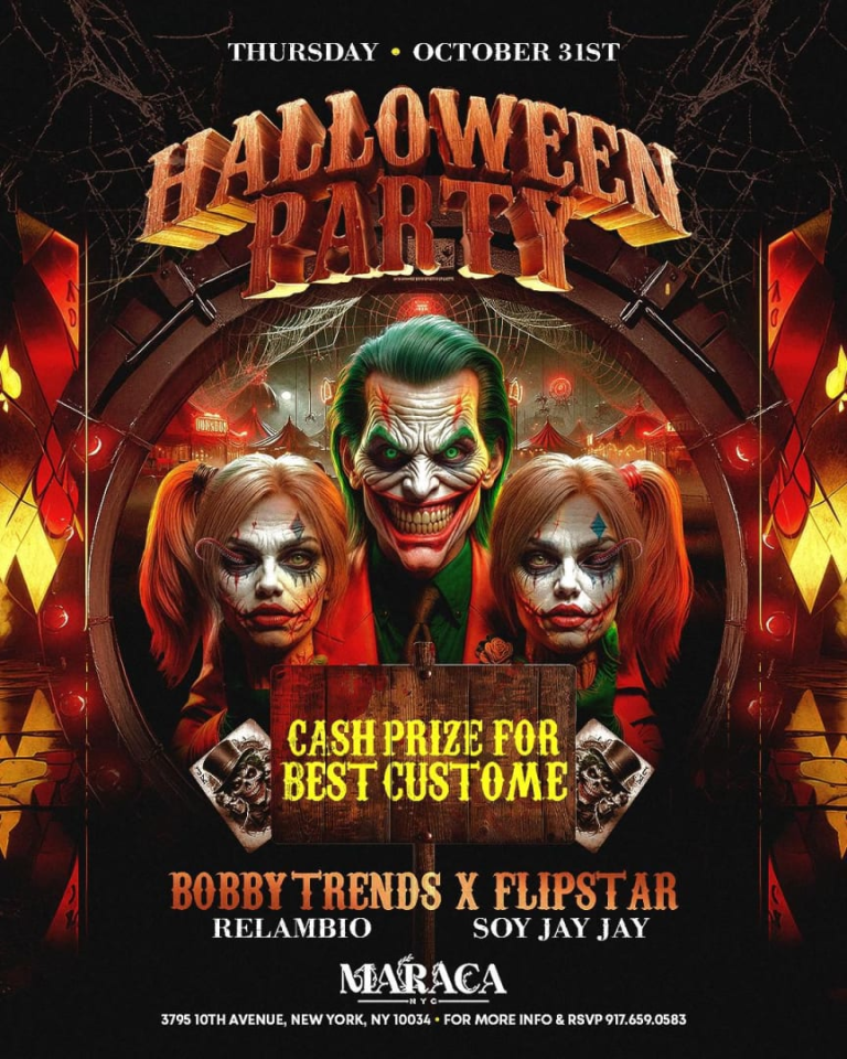 Event - Halloween Party DJ Bobby Trends Live At Maraca NYC - New York, New York - 31 de octubre de 2024 | concert tickets