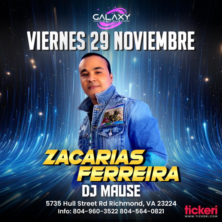 Event - ZACARÍAS FERREIRA EN CONCIERTO!!! - Richmond, Virginia - November 29, 2024 | concert tickets