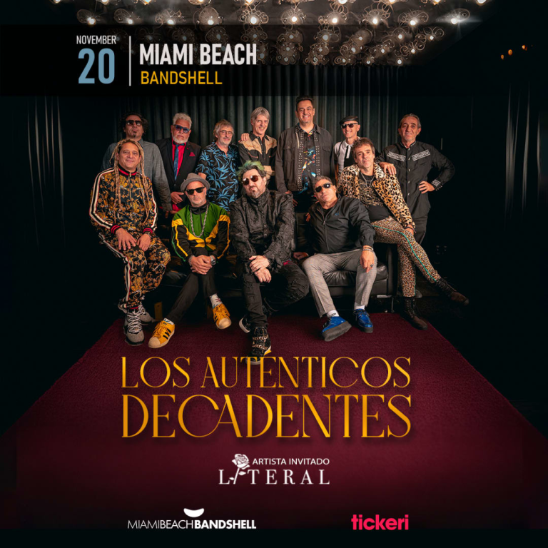 Event - Los Autenticos Decadentes - Miami Beach, Florida - 20 de noviembre de 2024 | concert tickets