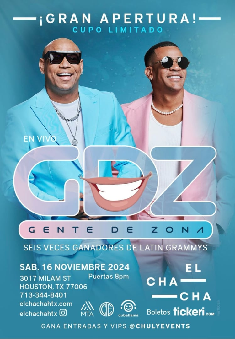 Event - GENTE DE ZONA EN CONCIERTO ! - Houston, Texas - November 16, 2024 | concert tickets