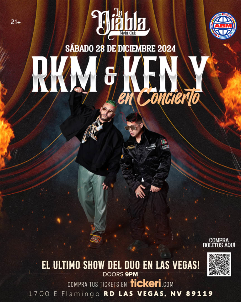 Event - RKM & KEN Y - LAS VEGAS, NV - LA DIABLA NIGHTCLUB - SABADO DICIEMBRE 28, 2024 - TICKETS DISPONIBLE YA!!! - Las Vegas, Nevada - December 28, 2024 | concert tickets
