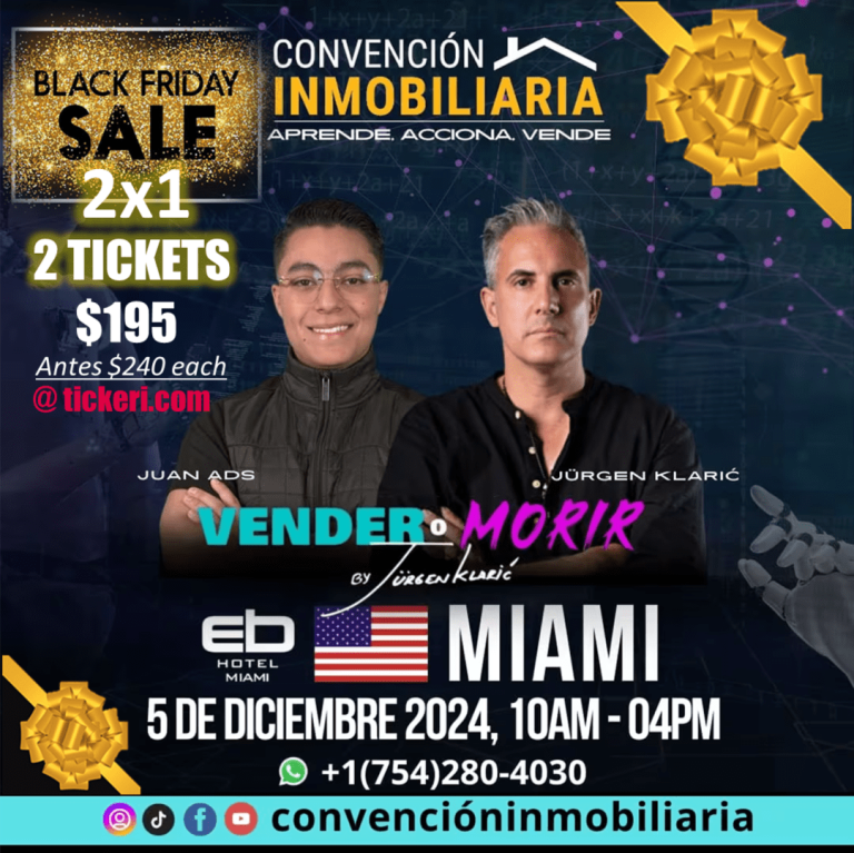 Event - JURGEN KLARIC Y  JUAN ADS EN UN SOLO EVENTO! CONVENCION INMOBILIARIA  MIAMI  - Miami, Florida - December 5, 2024 | concert tickets