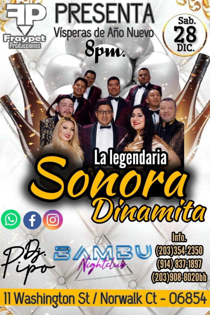 Event - Sonora dinamita  - Norwalk, Connecticut - December 28, 2024 | concert tickets