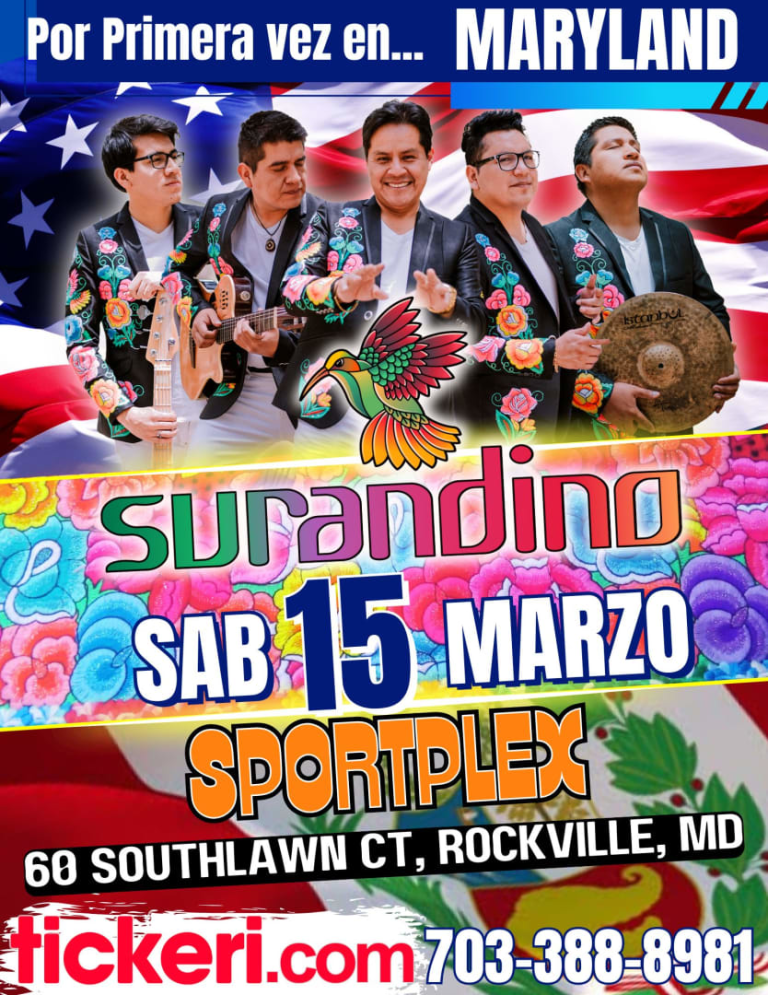 Event - SURANDINO EN MARYLAND - Rockville, Maryland - March 15, 2025 | concert tickets