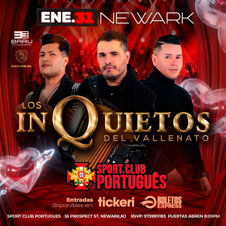 Event - Los Inquietos del Vallenato | Newark, NJ - Newark, New Jersey - January 31, 2025 | concert tickets