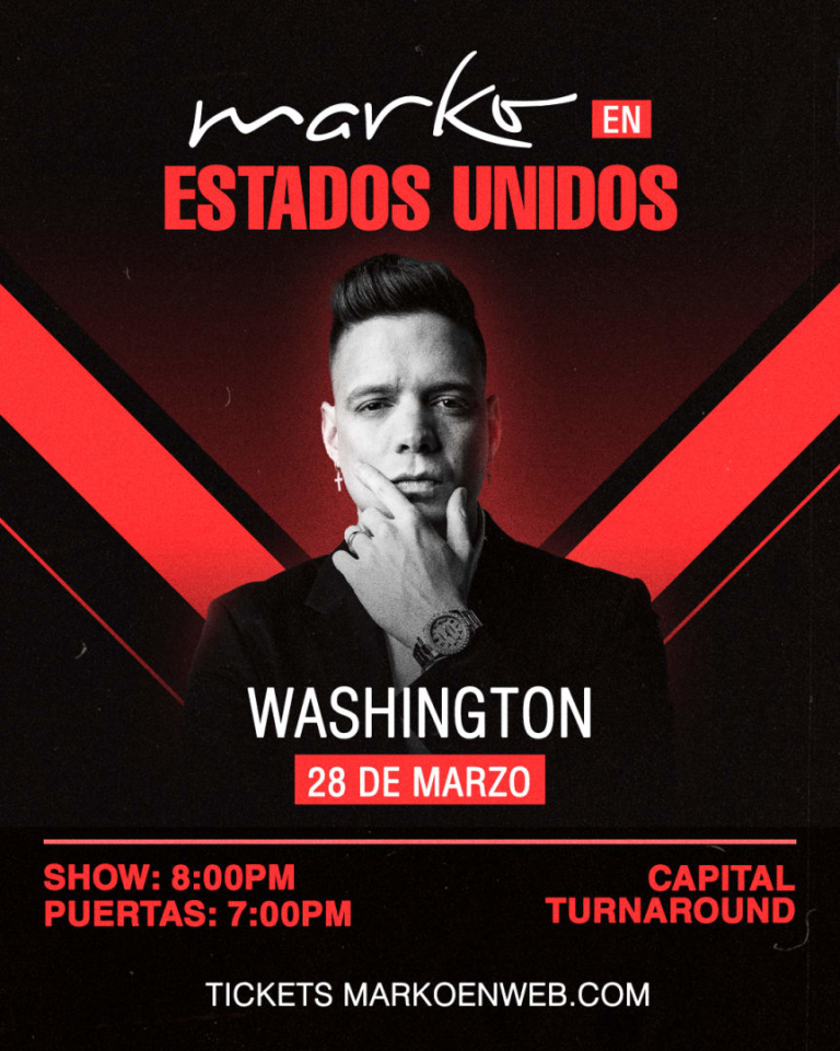 Event - MARKO EN ESTADOS UNIDOS  ! - Washington, District Of Columbia - March 28, 2025 | concert tickets