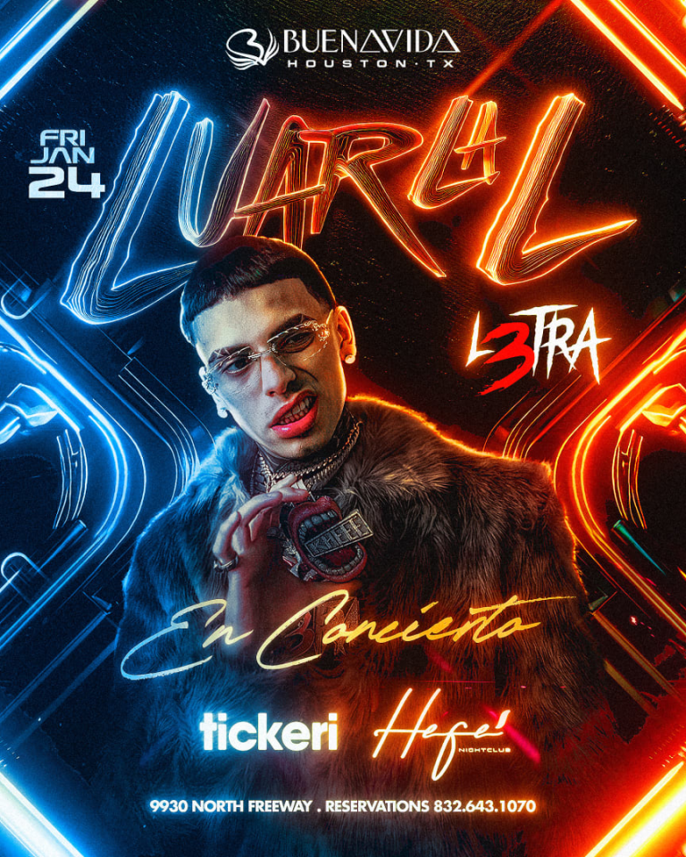 Event - LUAR LA L En Concierto! BuenaVida Houston - Houston, Texas - January 24, 2025 | concert tickets