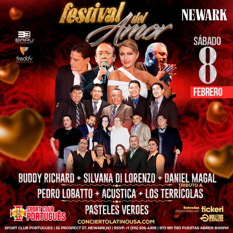 Event - FESTIVAL DEL AMOR 2025 EN NEWARK,NJ - Newark, New Jersey - February 8, 2025 | concert tickets