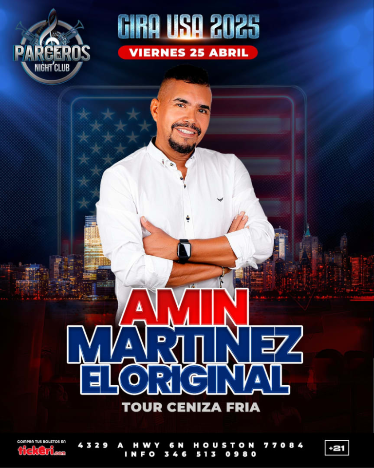 Event - AMIN MARTINEZ “EL ORIGINAL” EN HOUSTON - Houston, Texas - April 25, 2025 | concert tickets
