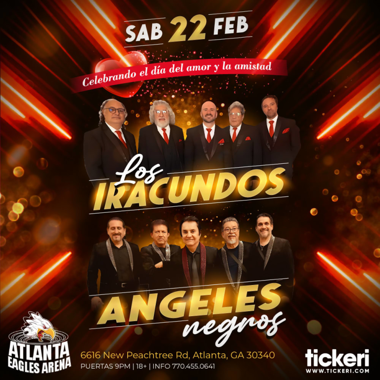 Event - LOS IRACUNDOS Y ANGELES NEGROS EN VIVO EN ATLANTA - Doraville, Georgia - February 22, 2025 | concert tickets