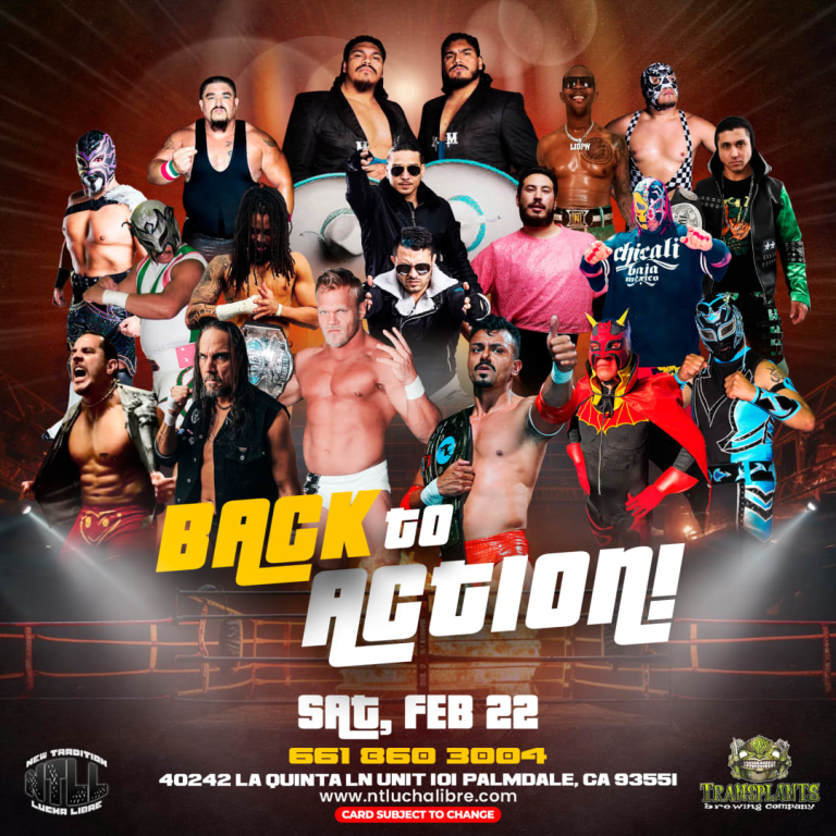 Event - Back to Action Lucha Libre Pro wrestling - Palmdale, California - February 22, 2025 | concert tickets