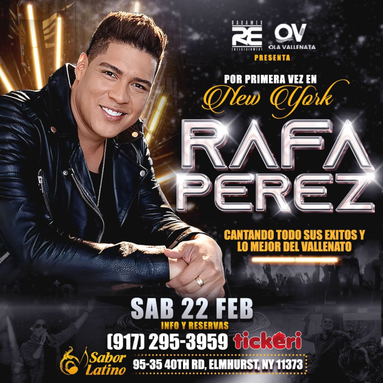 Event - RAFA PEREZ EN NEW YORK  - Queens, New York - February 22, 2025 | concert tickets
