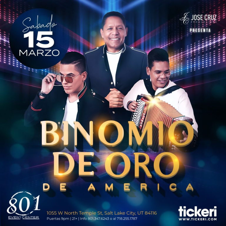 Event - BINOMIO DE ORO EN SALT LAKE CITY - Salt Lake City, Utah - March 15, 2025 | concert tickets