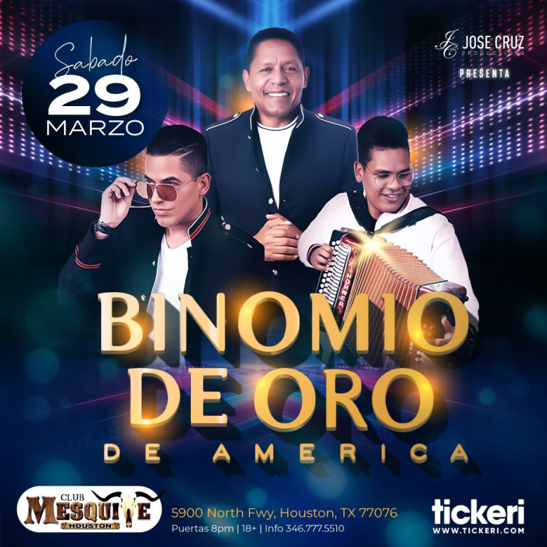 Event - BINOMIO DE ORO EN HOUSTON  - Houston, Texas - March 29, 2025 | concert tickets