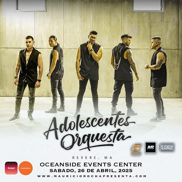 Event - ADOLESCENTES ORQUESTA EN VIVO ! - Revere, Massachusetts - April 26, 2025 | concert tickets
