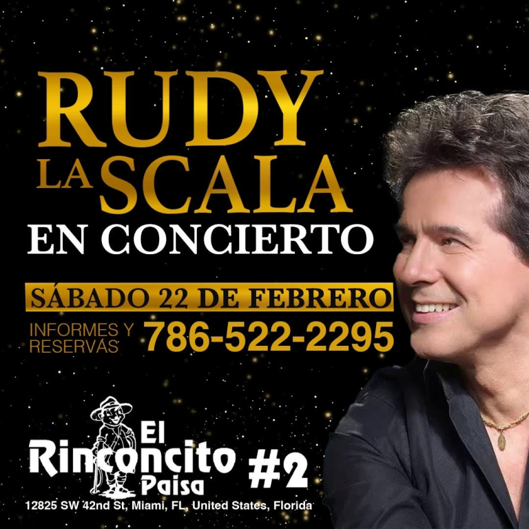 Event - RUDY LA SCALA EN CONCIERTO!!! - Miami, Florida - February 22, 2025 | concert tickets
