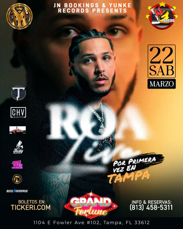 Event - ROA EN CONCIERTO!!! - Tampa, Florida - March 22, 2025 | concert tickets