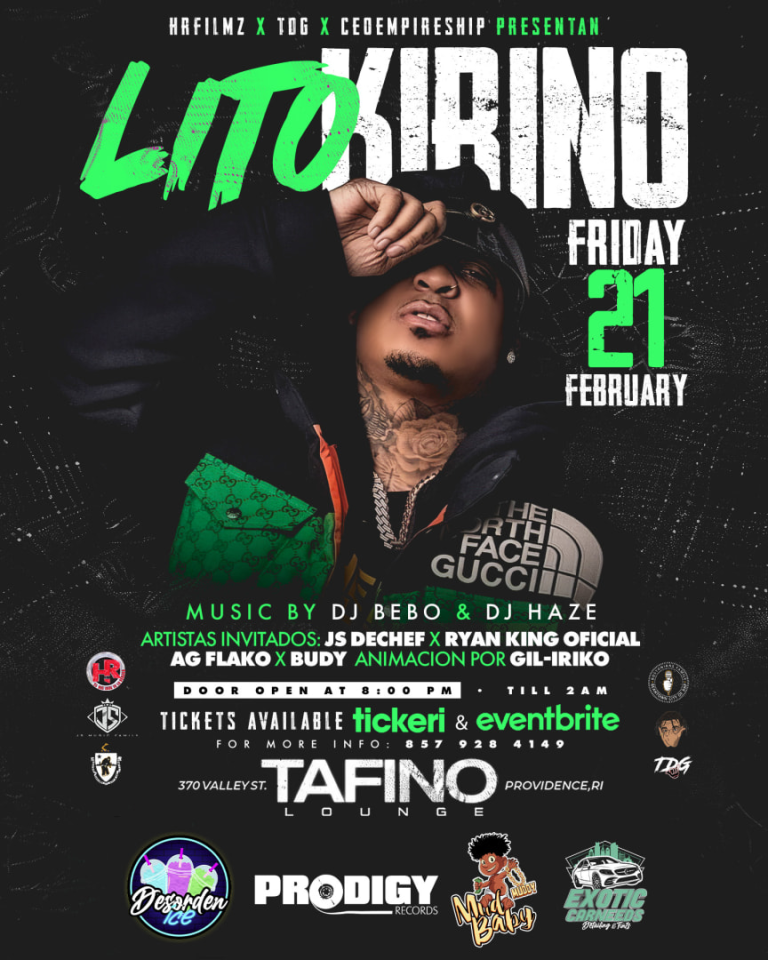 Event - LITO KIRINO EN VIVO EN TaFino Restaurant & Lounge - Providence, Rhode Island - February 21, 2025 | concert tickets