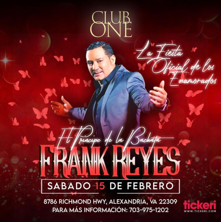 Event - FRANK REYES EL PRÍNCIPE DE LA BACHATA!!! - Alexandria, Virginia - February 15, 2025 | concert tickets