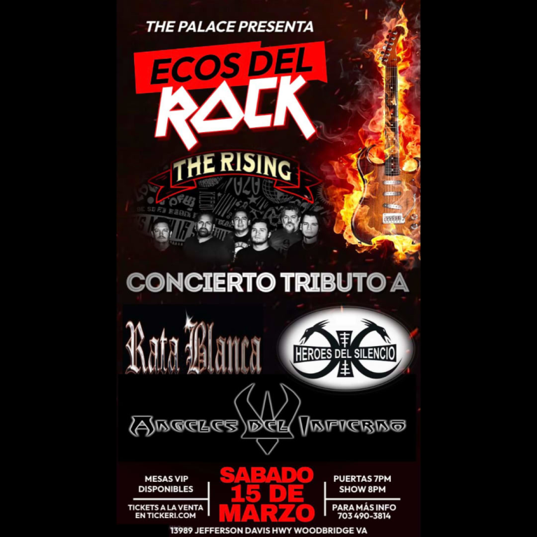 Event - ECOS DEL ROCK- The Rising en Virginia - Woodbridge, Virginia - March 15, 2025 | concert tickets
