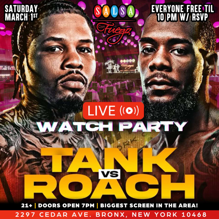 Event - PBC FIGHT NIGHT | GERVONTA 'TANK' DAVIS VS. LAMONT ROACH | LIVE STREAM WATCH AND AFTER PARTY - Bronx, New York - March 1, 2025 | concert tickets