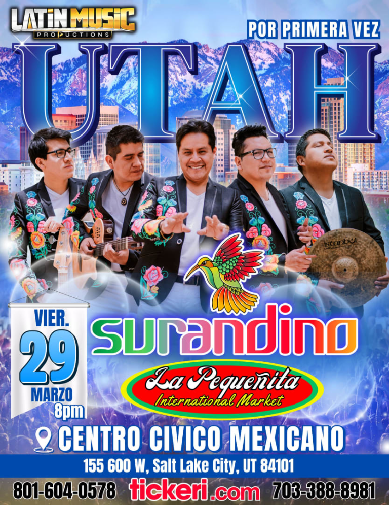 Event - SURANDINO EN UTAH - Salt Lake City, Utah - March 29, 2025 | concert tickets