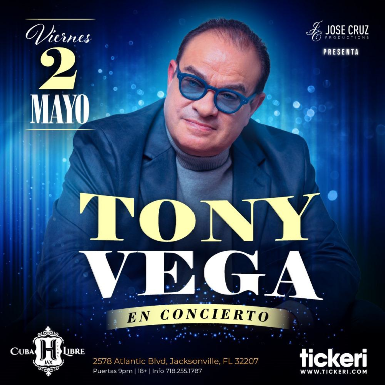 Event - TONY VEGA EN EN VIVO EN JACKSONVILLE - Jacksonville, Florida - May 2, 2025 | concert tickets