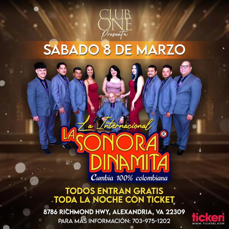 Event -  LA SONORA DINAMITA EN CONCIERTO!!! - Alexandria, Virginia - March 8, 2025 | concert tickets