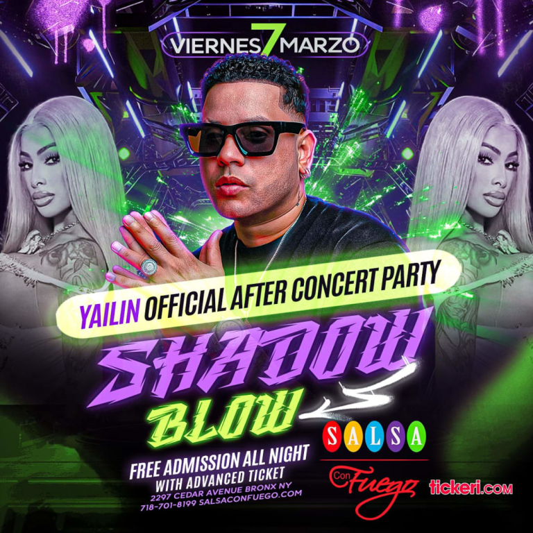 Event - Yailin Official After Concert Party - Bronx, New York - March 7, 2025 | concert tickets