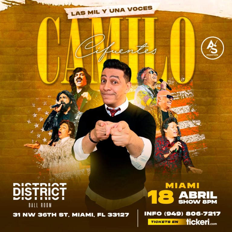 Event - LAS MIL Y UNA VOCES EN MIAMI ~ CAMILO CIFUENTES  - Miami, Florida - April 18, 2025 | concert tickets