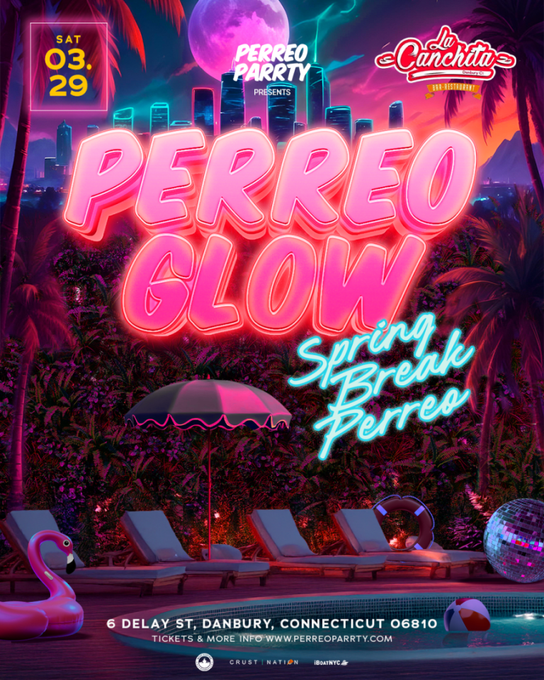 Event - PERREO GLOW Spring Break @ La Canchita - Latin & Reggaeton Dance Party, 18+ - Danbury, Connecticut - March 29, 2025 | concert tickets
