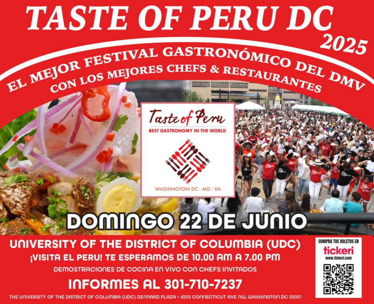 Event - TASTE OF PERU DC 2025 - Washington DC, District Of Columbia - June 22, 2025 | concert tickets
