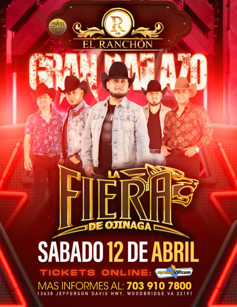 Event - LA FIERA DE OJINAGA  - Woodbridge, Virginia - April 12, 2025 | concert tickets
