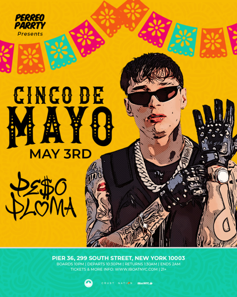 Event - PESO PLUMA Tribute Boat Party - Cinco De Mayo Yacht Cruise - West New York, New Jersey - May 3, 2025 | concert tickets