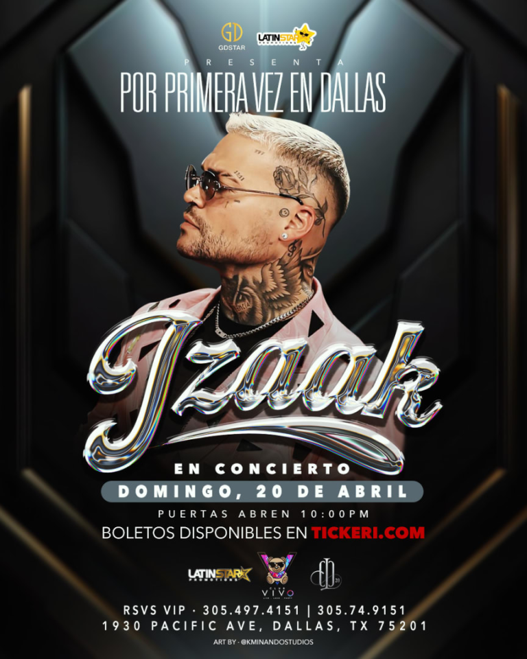 Event - CONCIERTO DE IZAAK - Dallas, Texas - April 20, 2025 | concert tickets