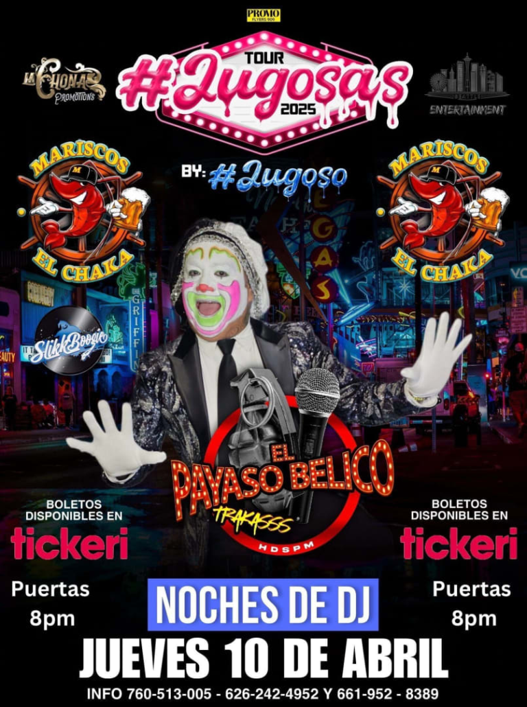Event - EL PAYASO BELICO EN VIVO!!! - Victorville, California - 10 de abril de 2025 | concert tickets